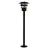 Nordlux Vejers Jalustalamppu Metalli- ja Lasi Musta | IP54 - Sopii E27