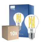 Monipakkaus 10x Philips Master LED E27 Päärynä Filament Kirkas 10.5W 1521lm - 922-927 Dim To Warm | Paras Värintoisto - Himmennettävä - Korvaa 100W