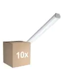Monipakkaus 10x Philips LED Loisteputkivalaisimet Vedenkestävä WT060C 28W 3400lm - 840 Kylmä Valkoinen | 150cm - 1x Läpijohdotus